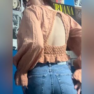 Woven top from India